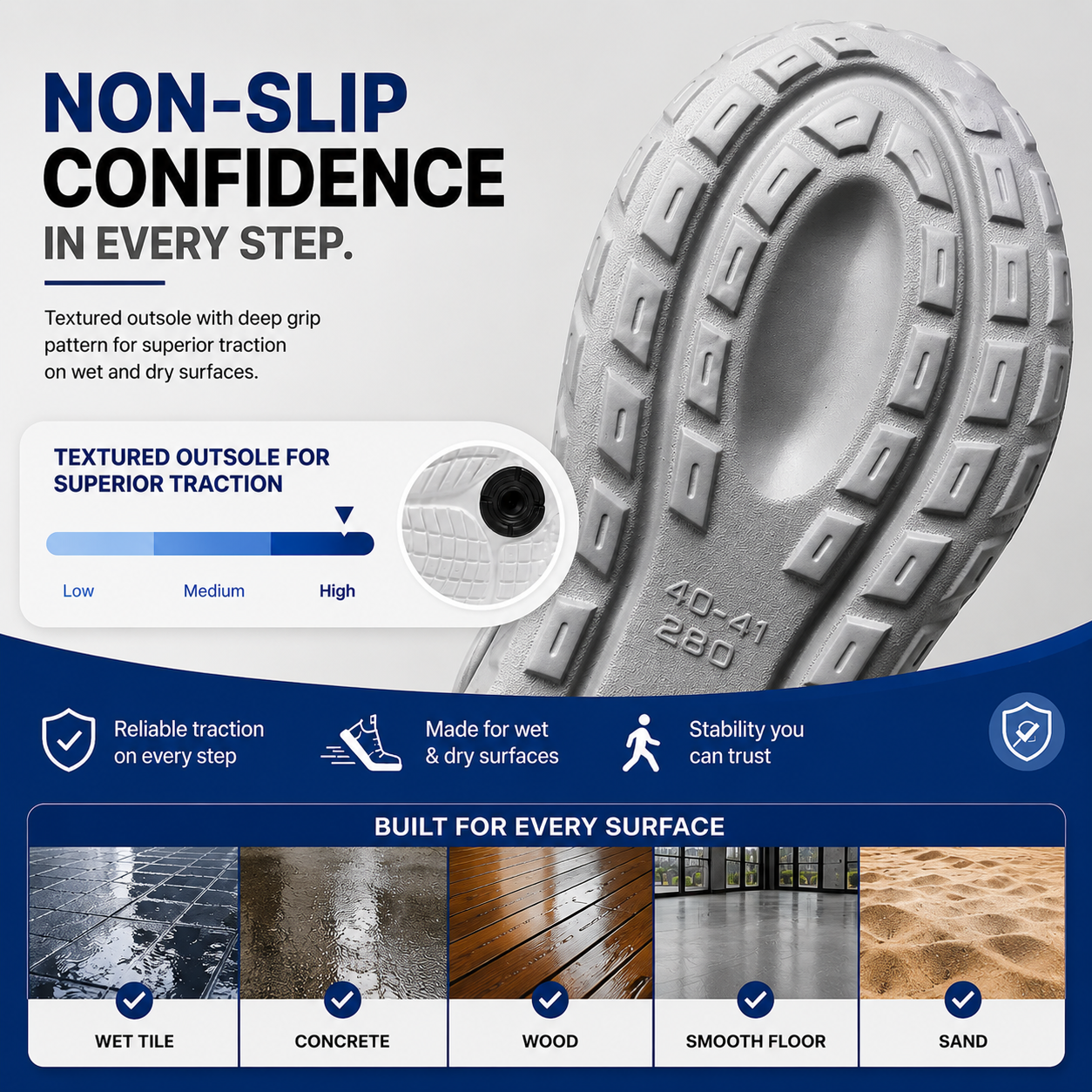 Sootheez Men’s TerraGrip™ All-Terrain Comfort Sandals