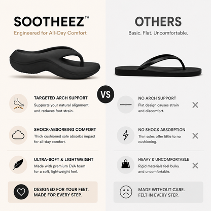 Sootheez Premium Arch Support Flip Flops