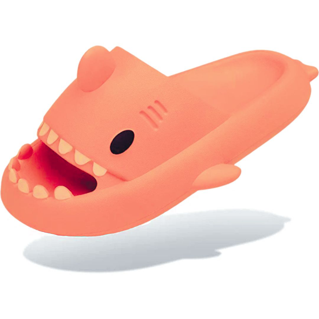 Premium Sharkeez Slides Orange / US Women 5.5-6.5 | Men 4-5