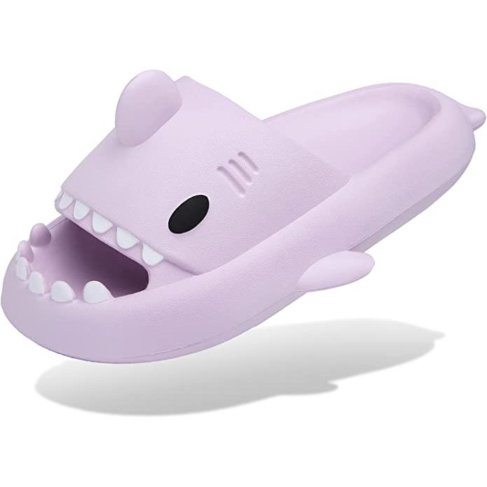 Premium Sharkeez Slides Purple / US Women 5.5-6.5 | Men 4-5